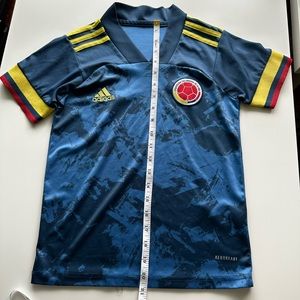 Adidas Federacion Colombiana De futbol soccer Jersey kids M